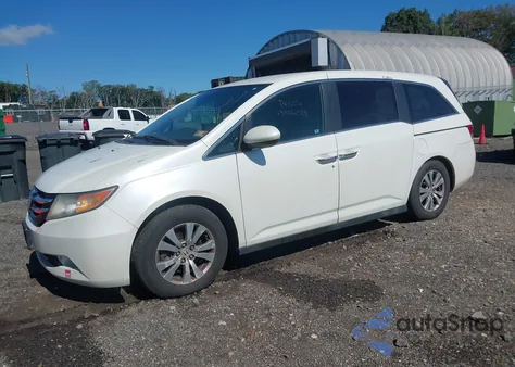2014 Honda Odyssey Ex z USA, uszkodzony, nr VIN 5FNRL5H4XEB037732